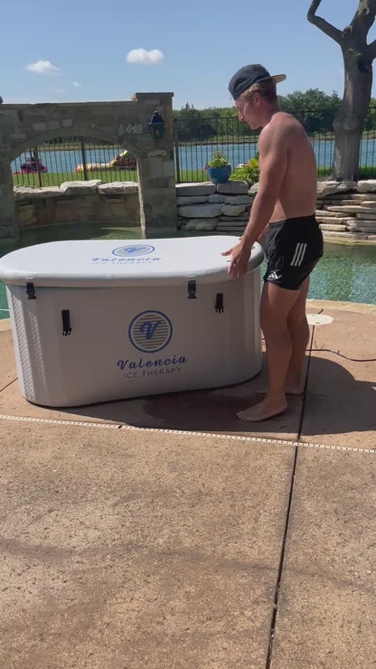 Cold Plunge Tub with 1/2HP Water Chiller